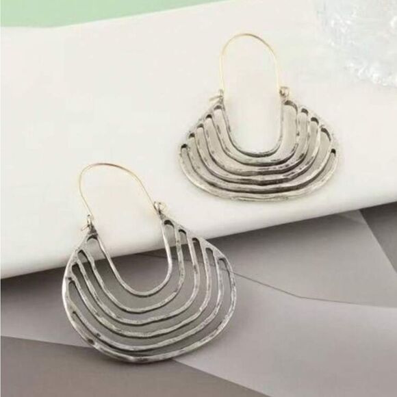 Anthropologie Jewelry - Boho Hoop Earrings N1670